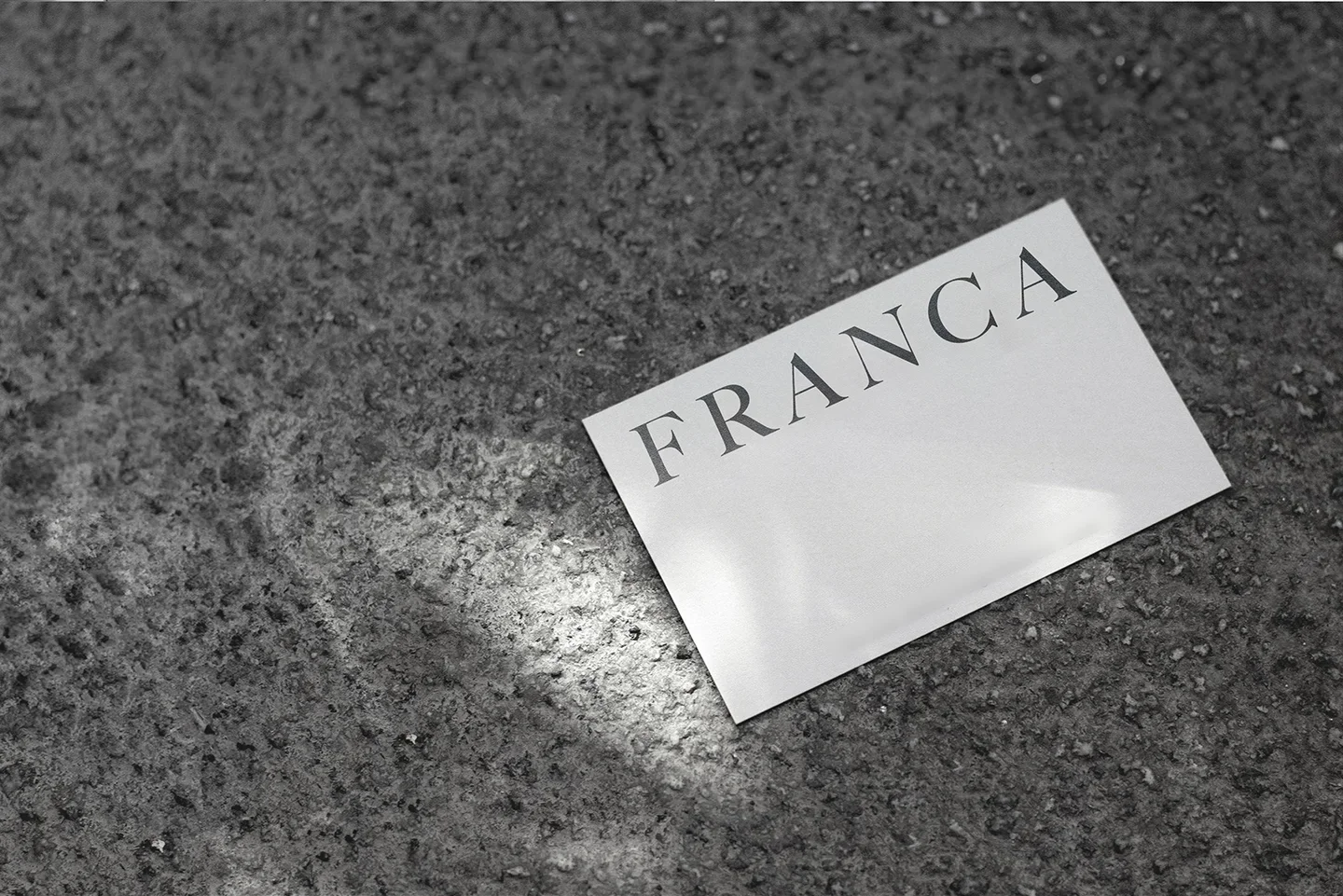 Tarjeta de presentación - Franca