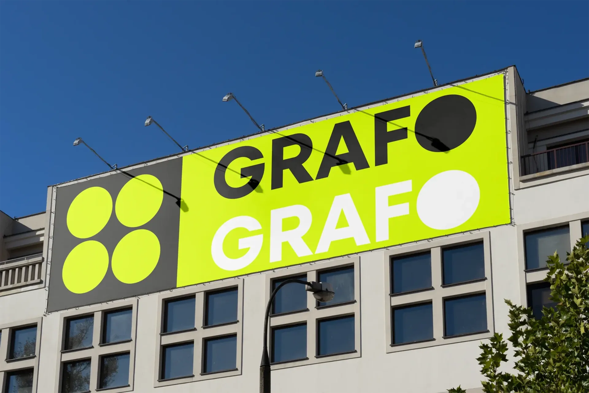 Malla mesh en fachada - Grafo